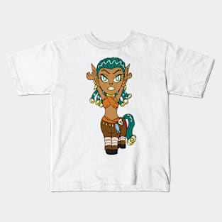 Warrior Centaur Girl CHIBI MONSTER GIRLS Series I Kids T-Shirt